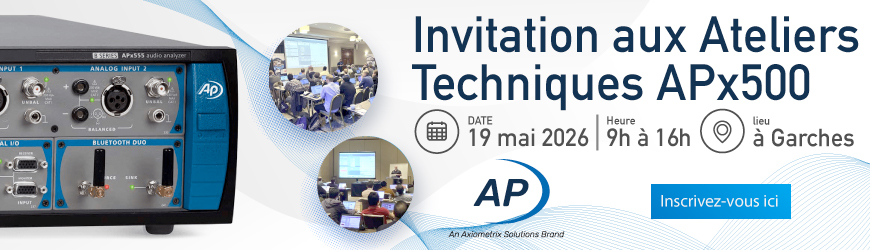 Ateliers techniques Audio Precsiion